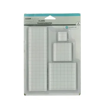Clear Block Set, 5 pieces